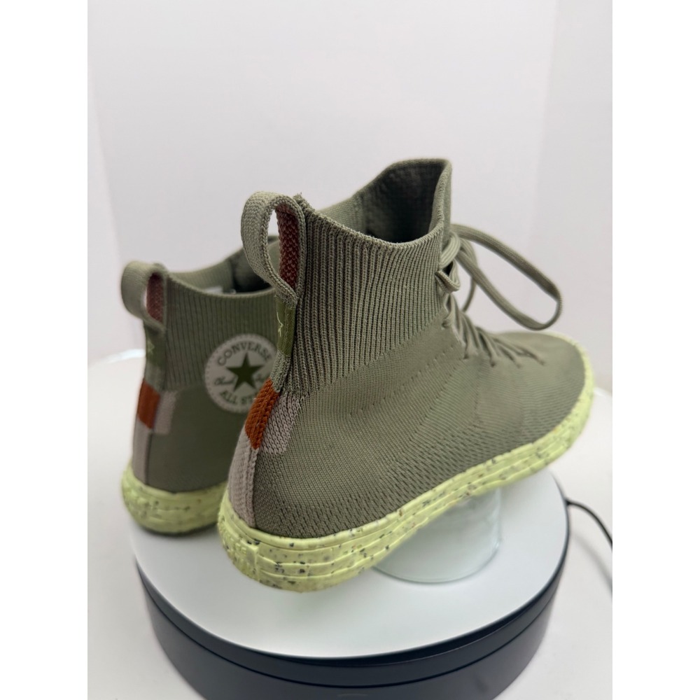 Converse Chuck Taylor All Star Crater Knit Olive Green Mens 8.5 W10.5 High Ankle - Picture 6 of 16